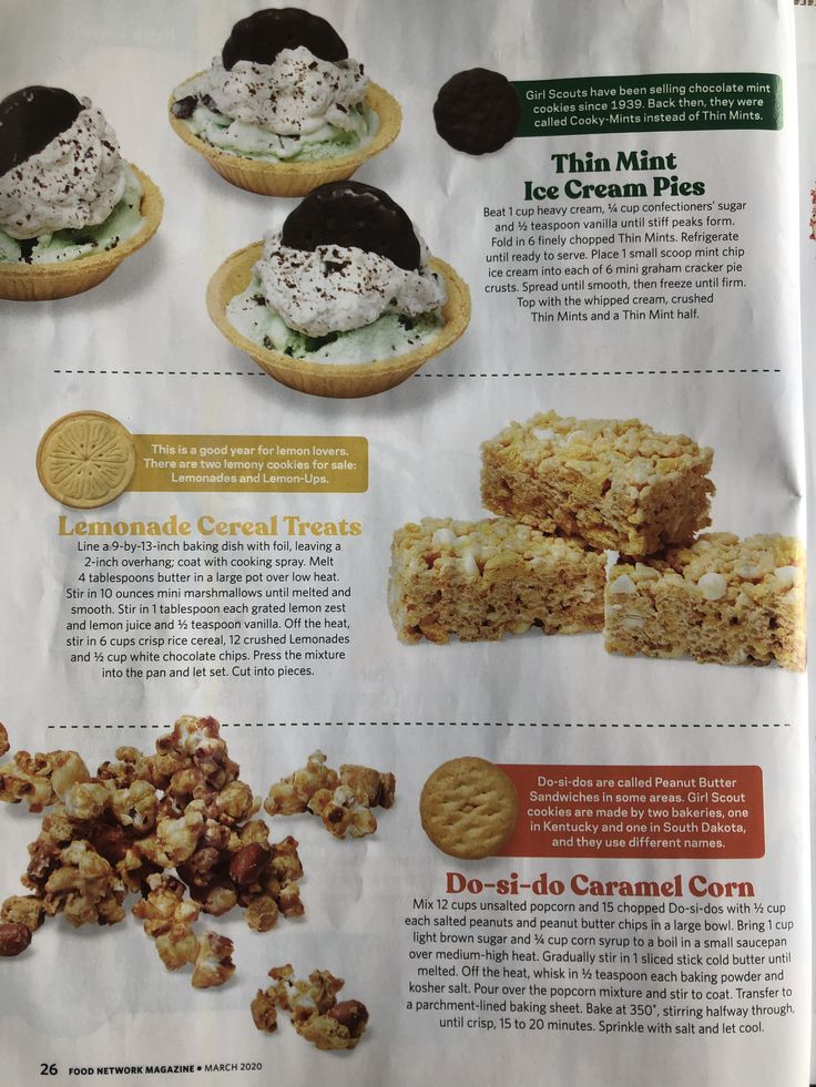 Girl Scout Cookie Recipes Food Network