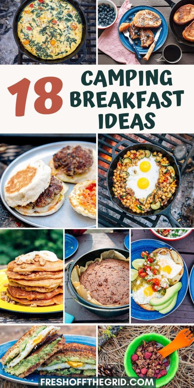 Easy Camping Breakfast For A Crowd