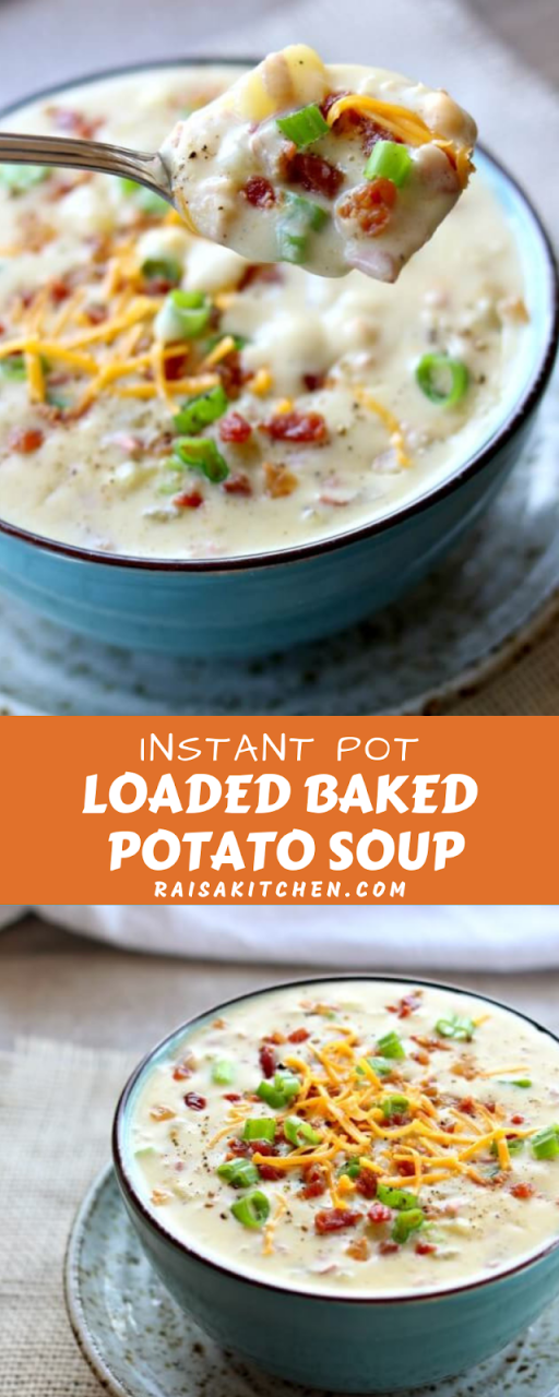 Healthy Loaded Baked Potato Soup Recipe