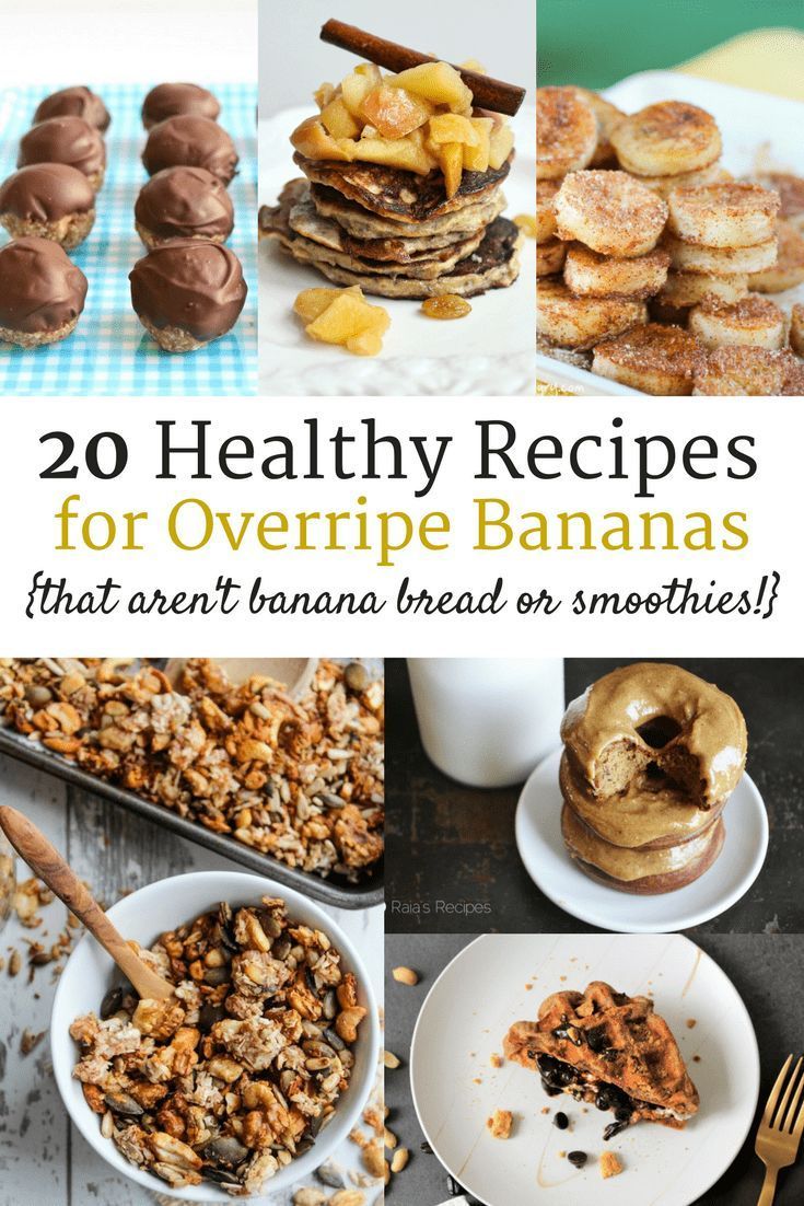 Healthy Snacks To Make With Old Bananas