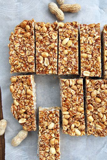 Homemade Granola Bars With Dates And Peanut Butter