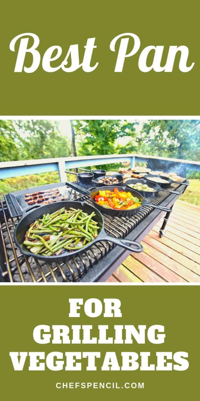 Grilled Vegetables On Grill Pan
