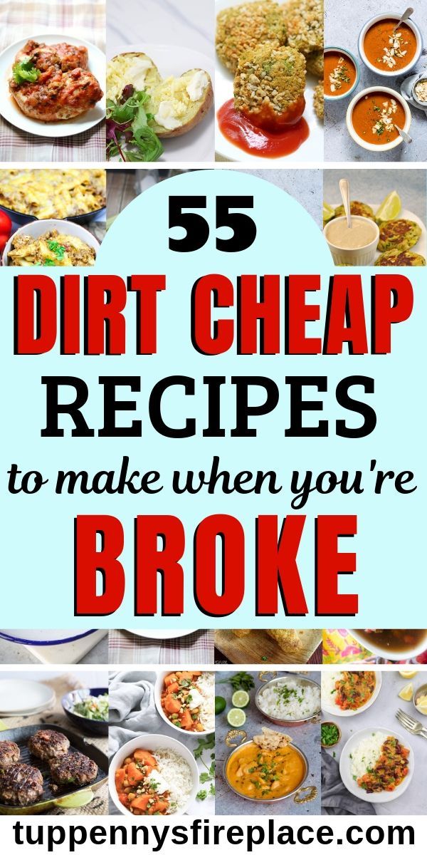 Dirt Cheap Recipes