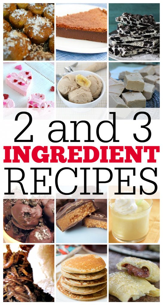 3 Ingredient Recipes Dessert