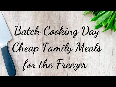 Batch Cooking On A Budget Uk