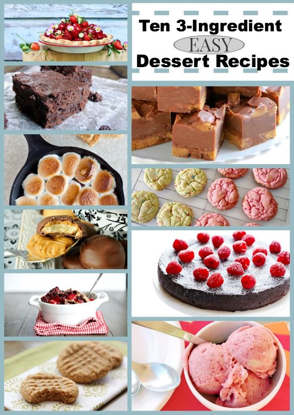 3 Ingredient Desserts Healthy