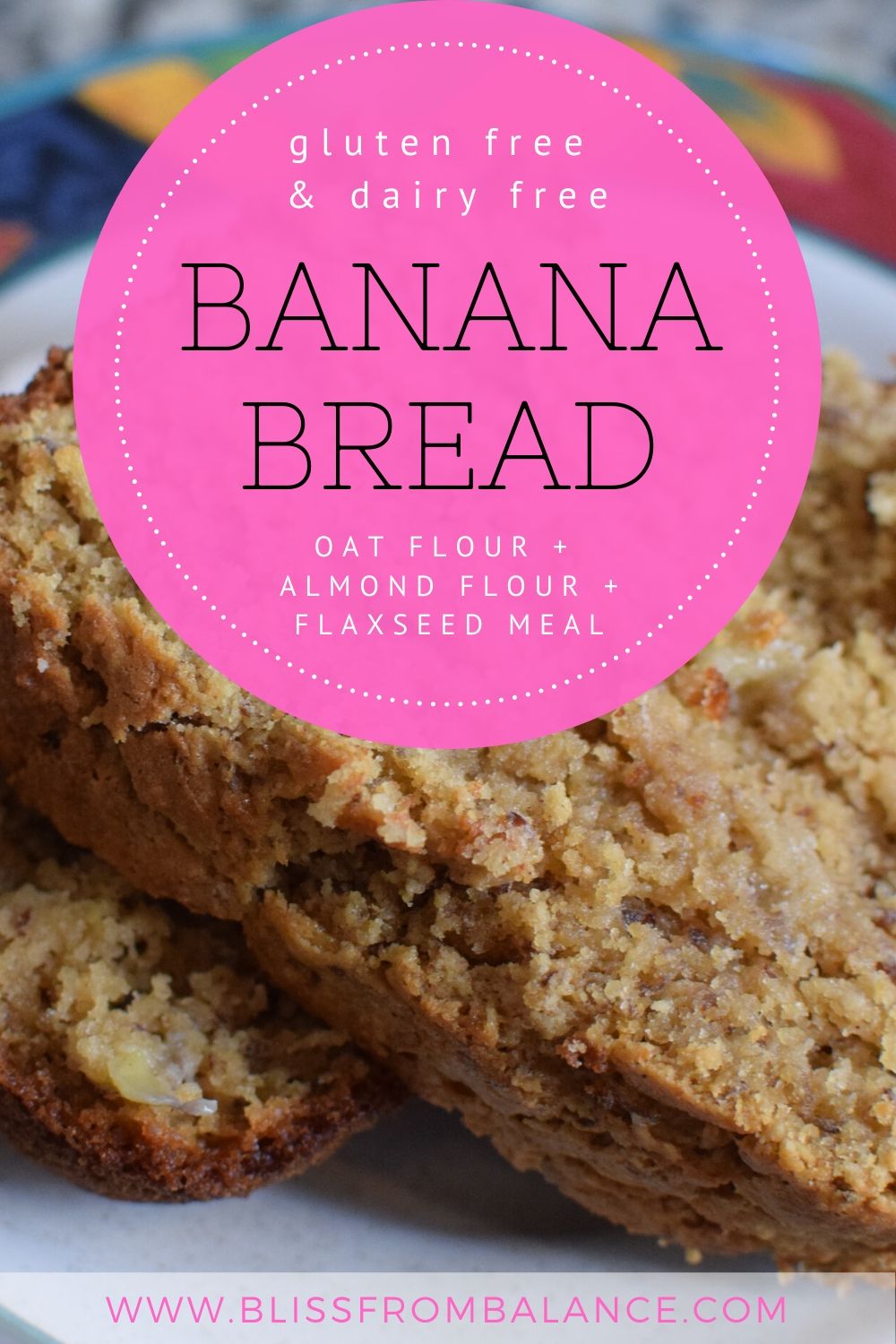 Healthy Banana Bread With Oats And Almond Flour