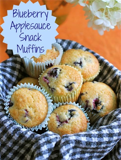 Easy Blueberry Muffin Recipe With Applesauce
