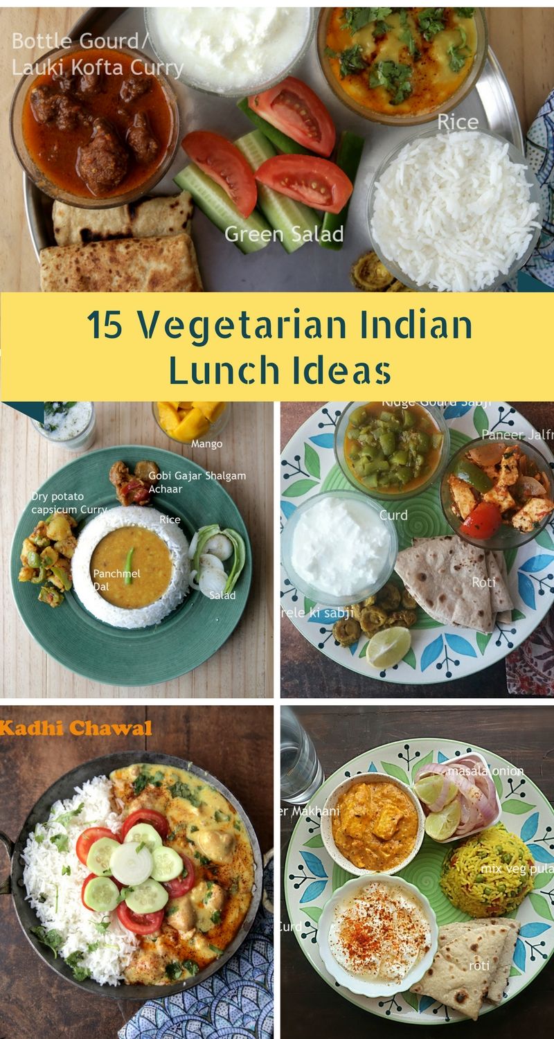 Lunch Menu Ideas Vegetarian Indian