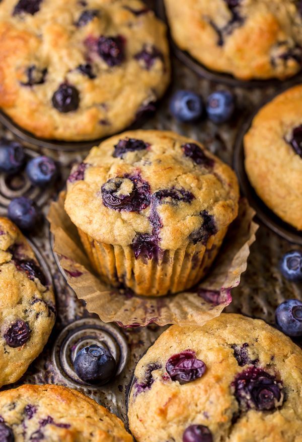 Healthy Blueberry Muffins With Yoghurt