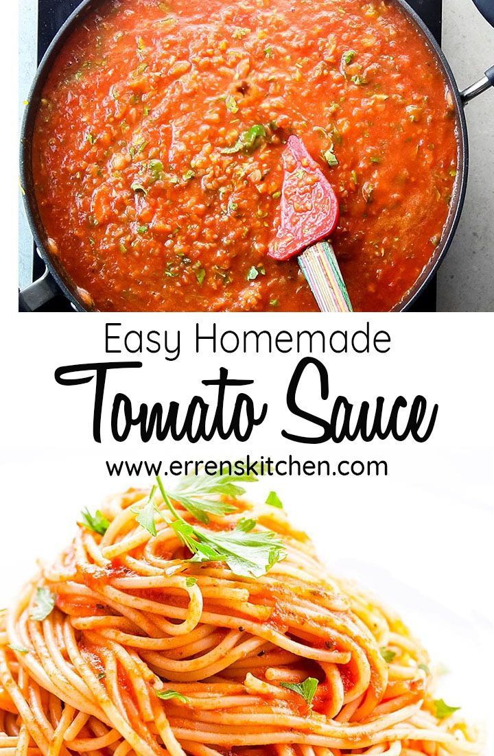 Easy Homemade Pasta Sauce With Canned Tomatoes