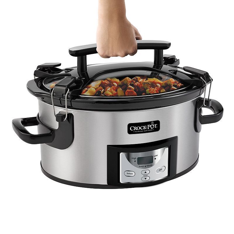 6 Quart Slow Cooker With Locking Lid