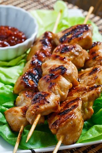 Vietnamese Bbq Chicken Skewers