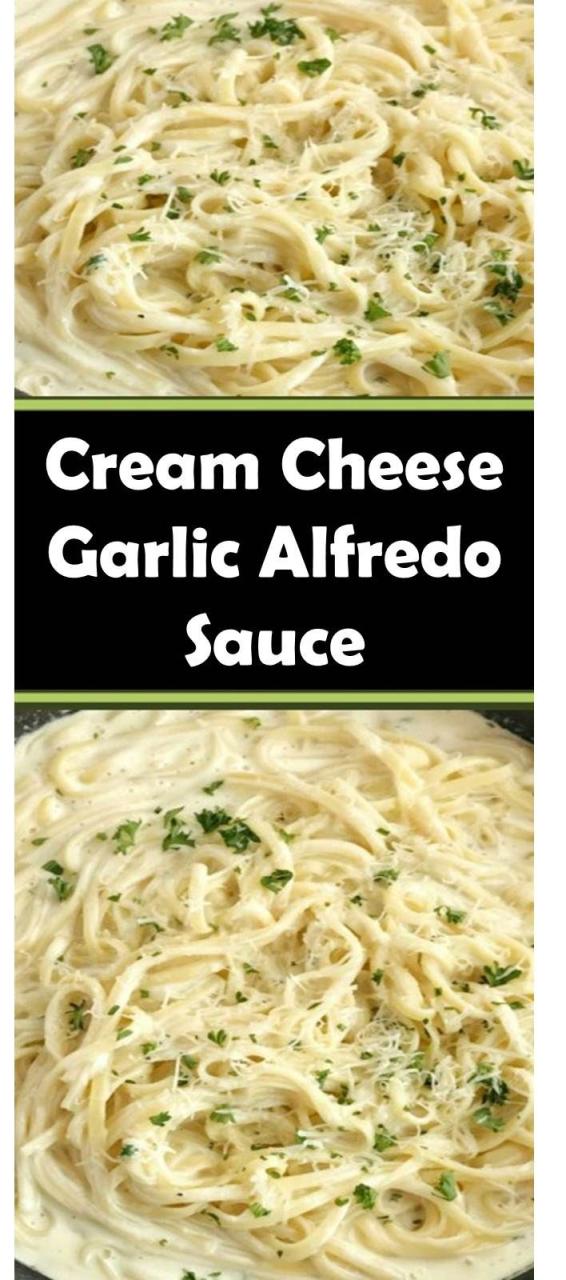 Easy Alfredo Sauce With Cream Cheese