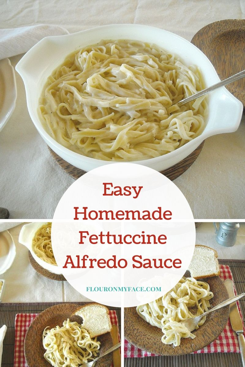 Easy Fettuccine Alfredo Sauce Without Cream Cheese