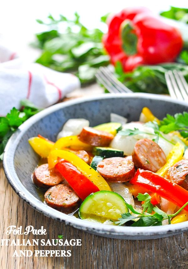 Baked Sausage And Peppers