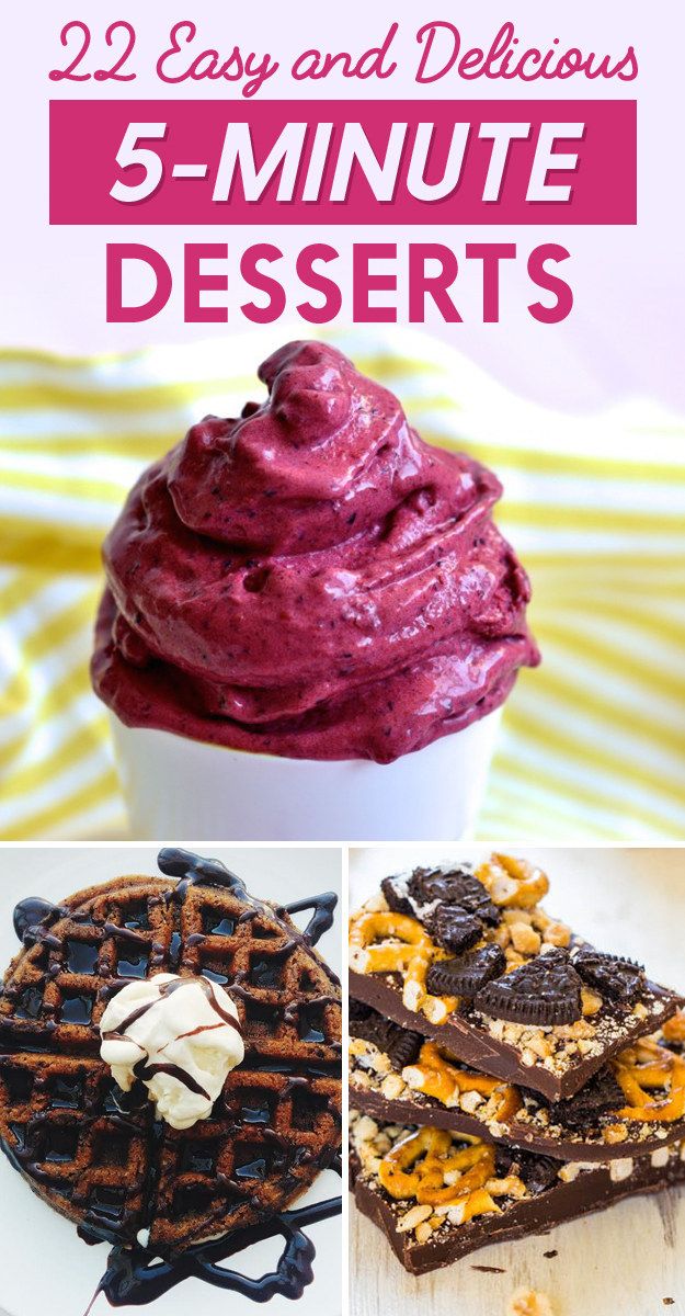 Quick And Easy Healthy Dessert Recipes With Pictures
