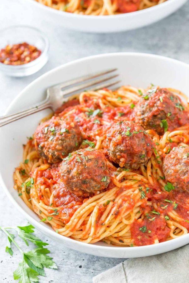 Baked Meatball Recipe For Spaghetti