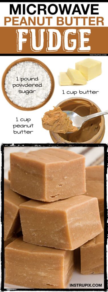 Easy Peanut Butter Fudge Recipe Microwave
