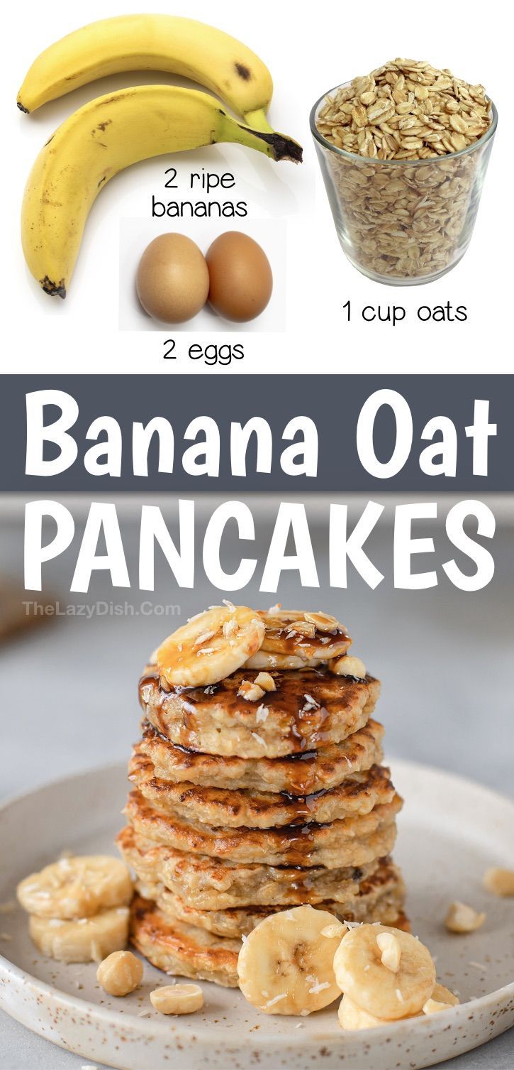 Healthy Banana Oatmeal Pancakes Calories