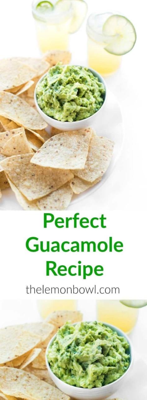 Authentic Guacamole Recipe With Lemon