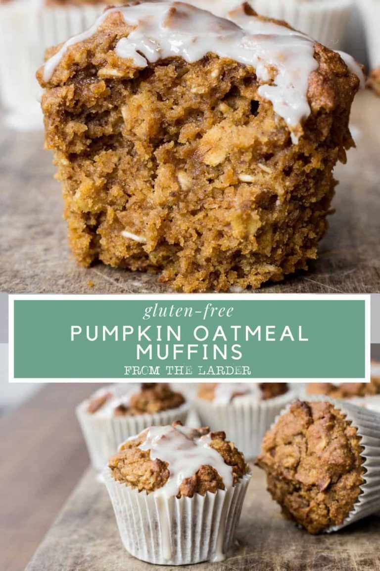 Healthy Gluten Free Pumpkin Oatmeal Muffins
