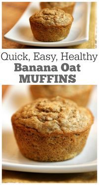 Banana Oat Muffin Healthy Recipe