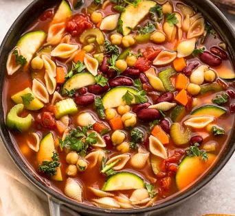 Easy Minestrone Soup Instant Pot