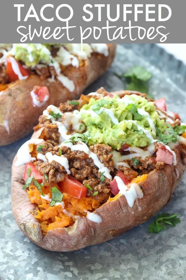 What To Eat With Stuffed Sweet Potatoes