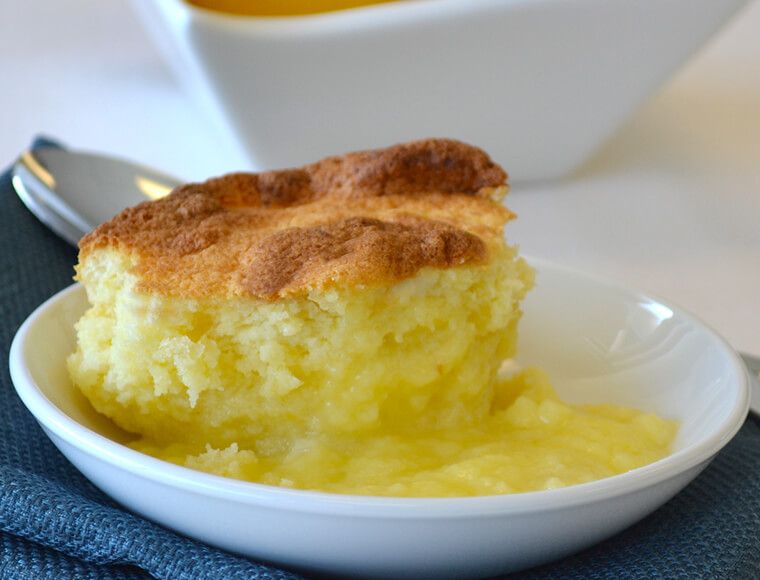 Baked Lemon Pudding Recipe