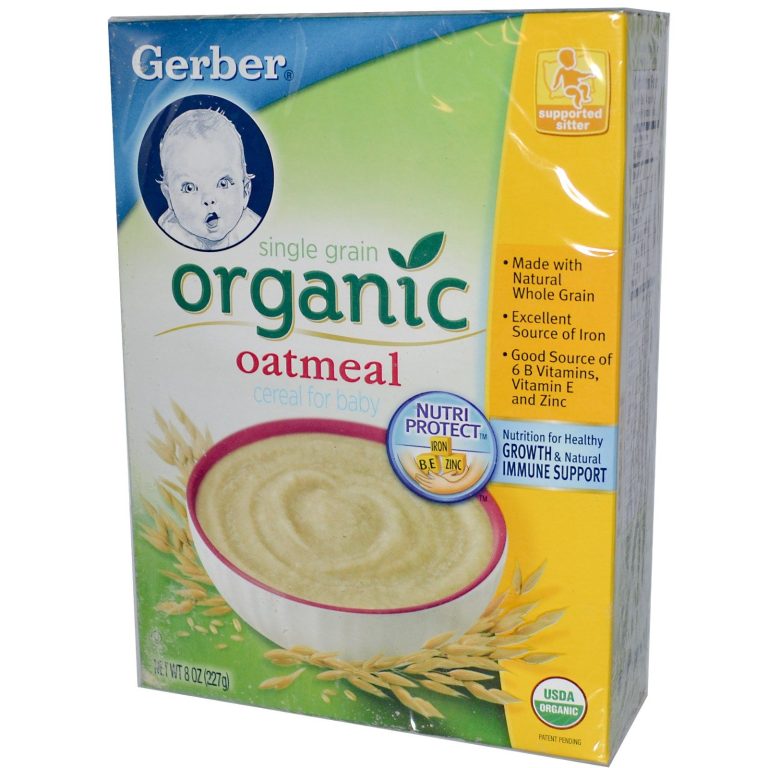 Gerber Baby Oatmeal Recipes