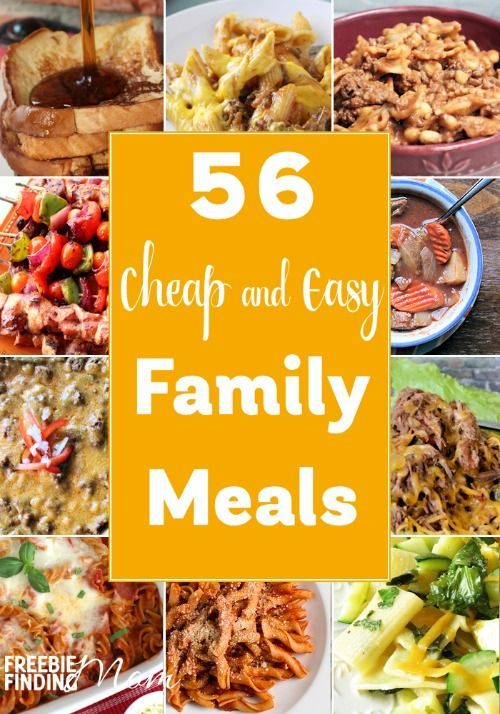 Cheap Easy Healthy Family Meals On A Budget