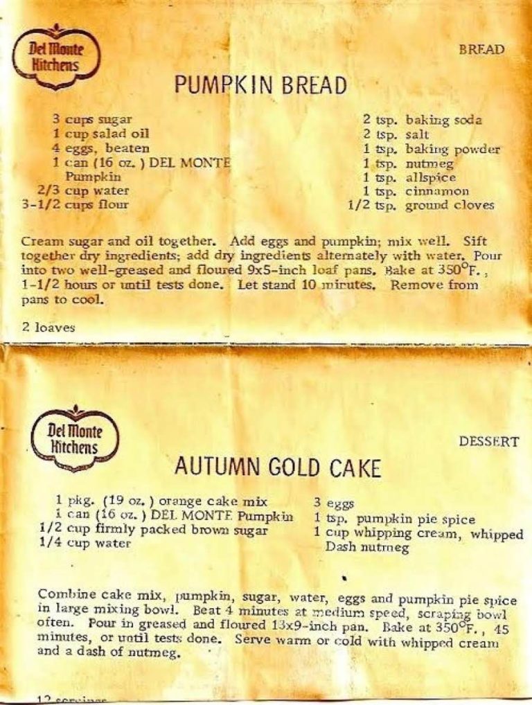Autumn's Gold Baking Mix Recipes