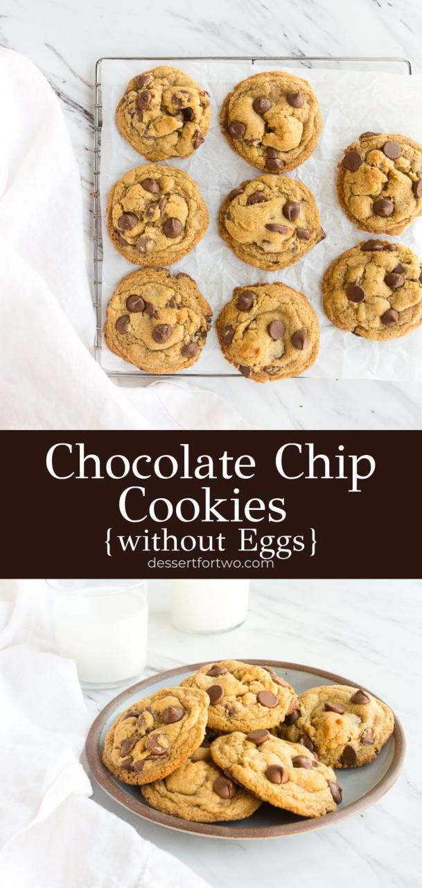 Easy Homemade Chocolate Chip Cookies Without Eggs