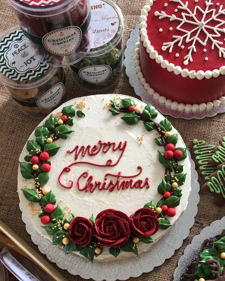 2020 Christmas Cake Decoration Ideas