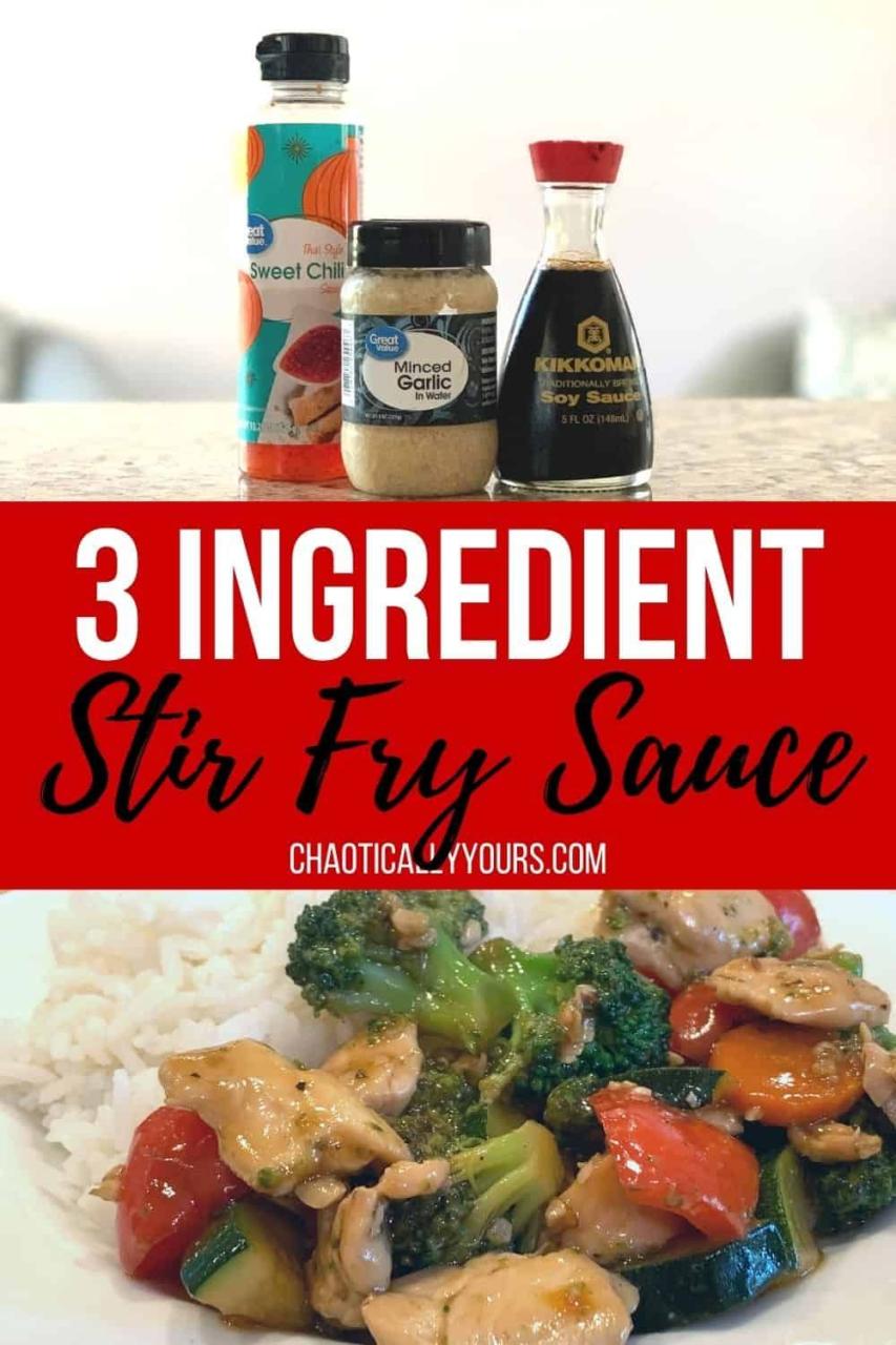 3 Ingredient Stir Fry Sauce