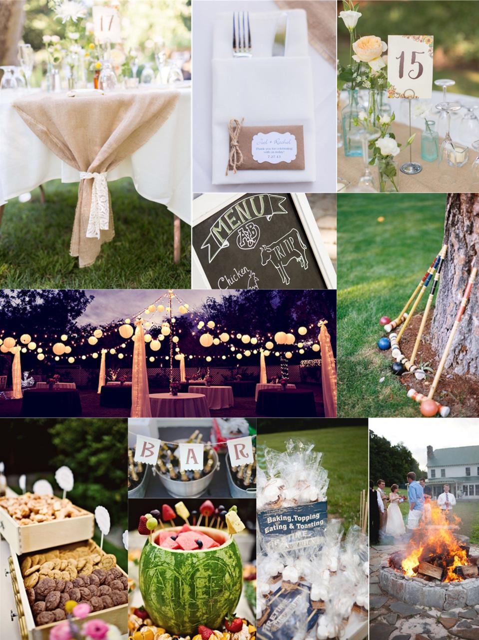 Backyard Bbq Wedding Ideas On A Budget