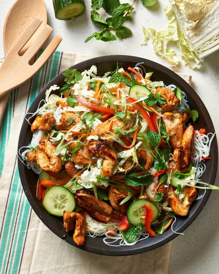 Vietnamese Bbq Chicken Salad