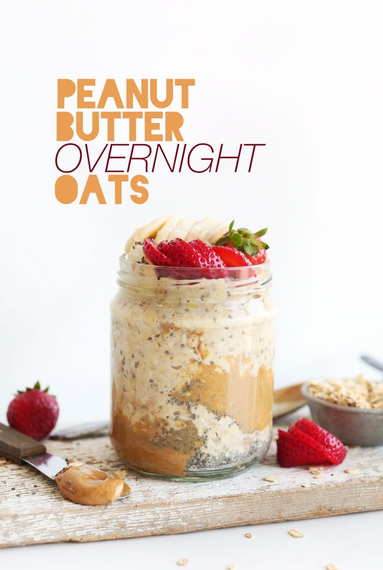 Overnight Oats Healthy Peanut Butter