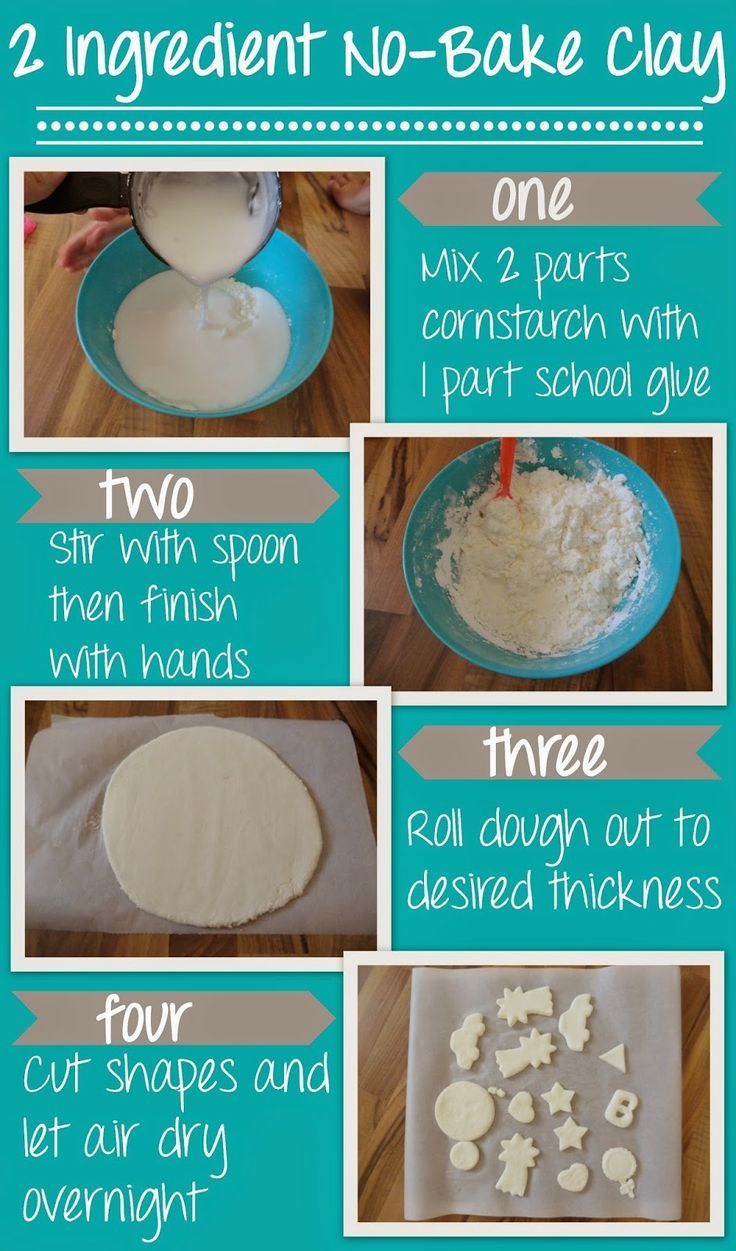 Air Dry Clay Recipe No Glue