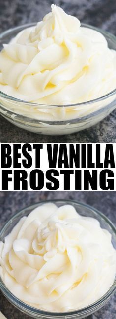 Easy Vanilla Frosting No Powdered Sugar
