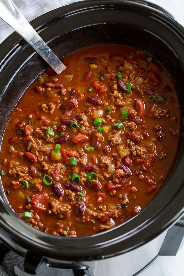 Best Slow Cooker Chili Recipe Ground Beef Healthy