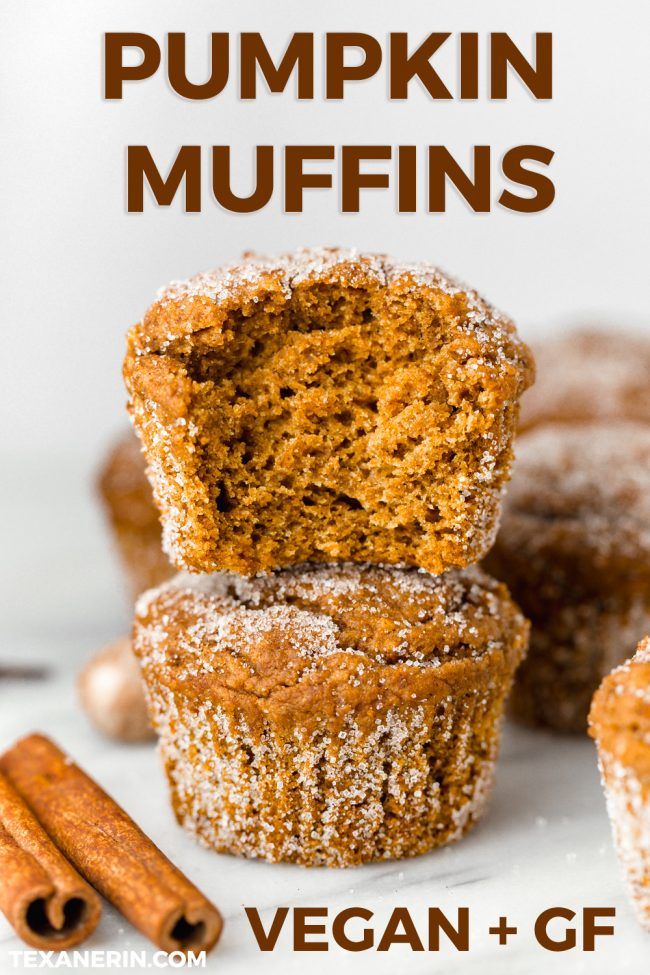 Healthy Vegan Gluten Free Pumpkin Muffins