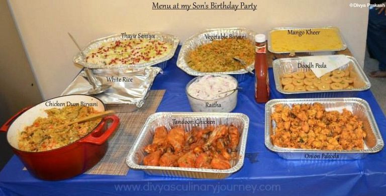 Birthday Party Food Ideas For Adults Indian
