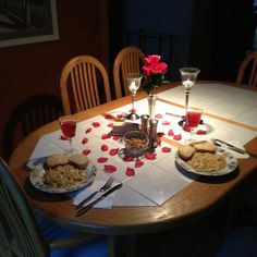 Romantic Candle Light Dinner Ideas At Home