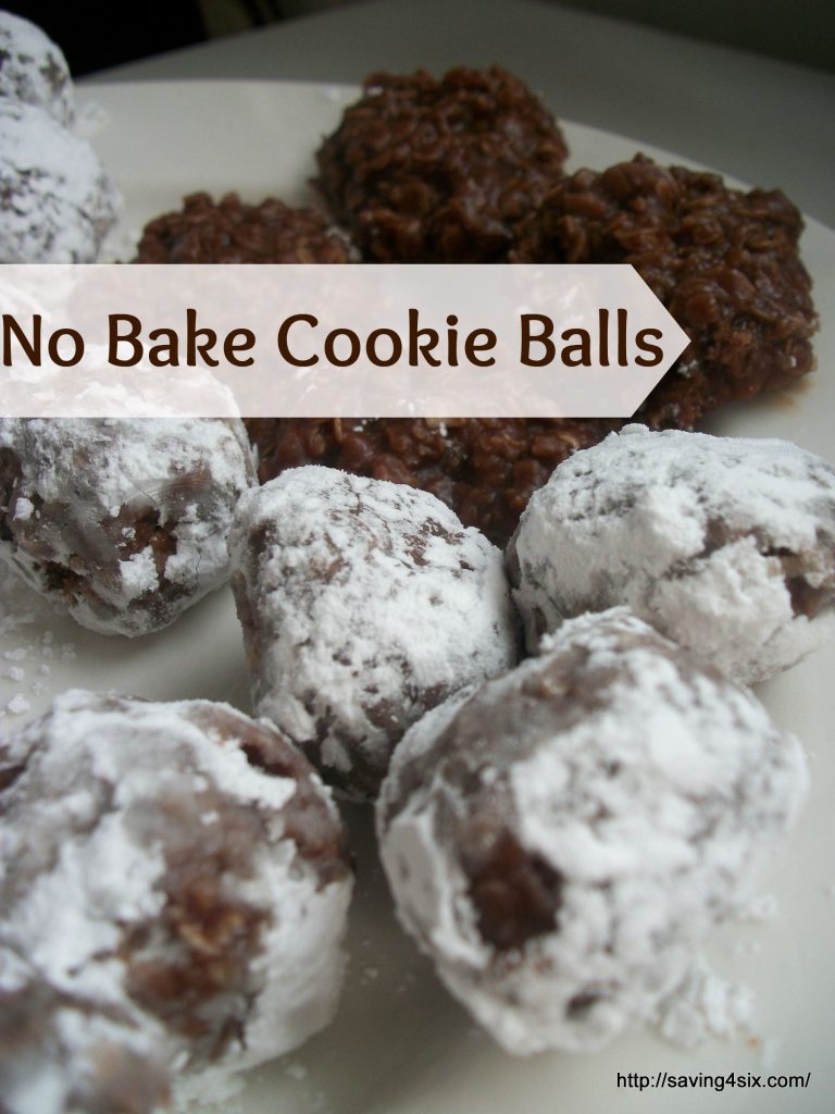 No Bake Healthy Cookie Balls
