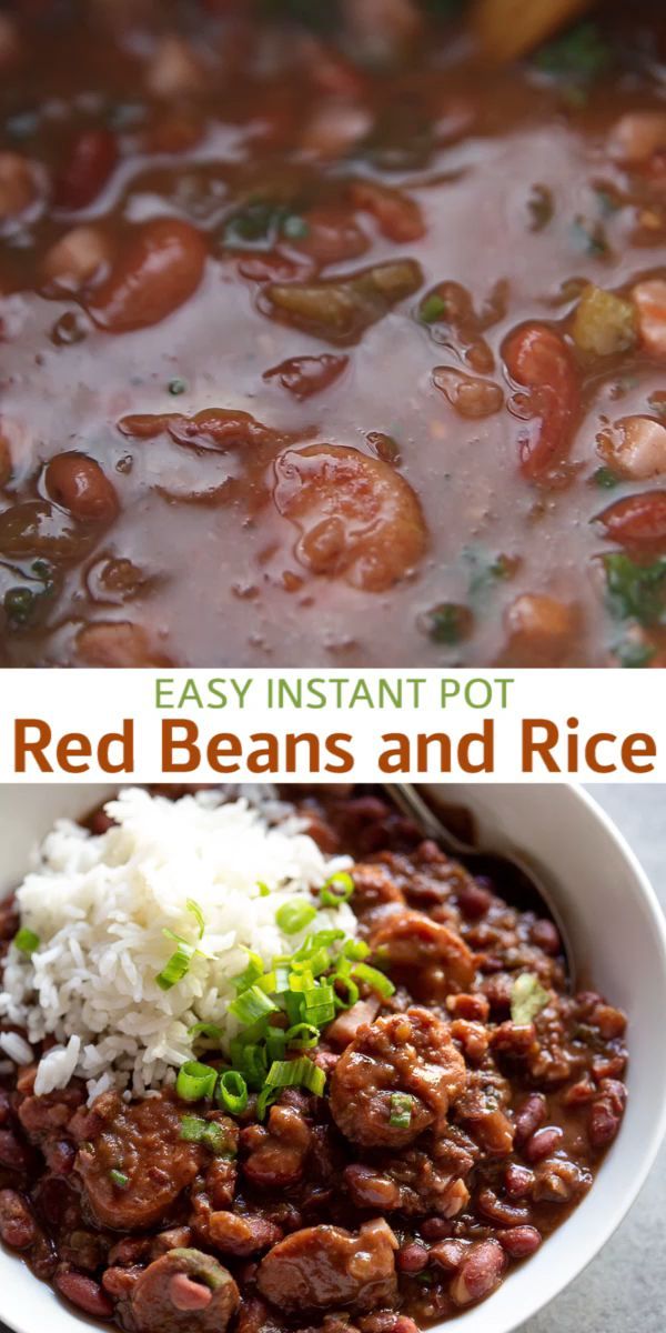 Easy Red Beans And Rice Recipe Instant Pot