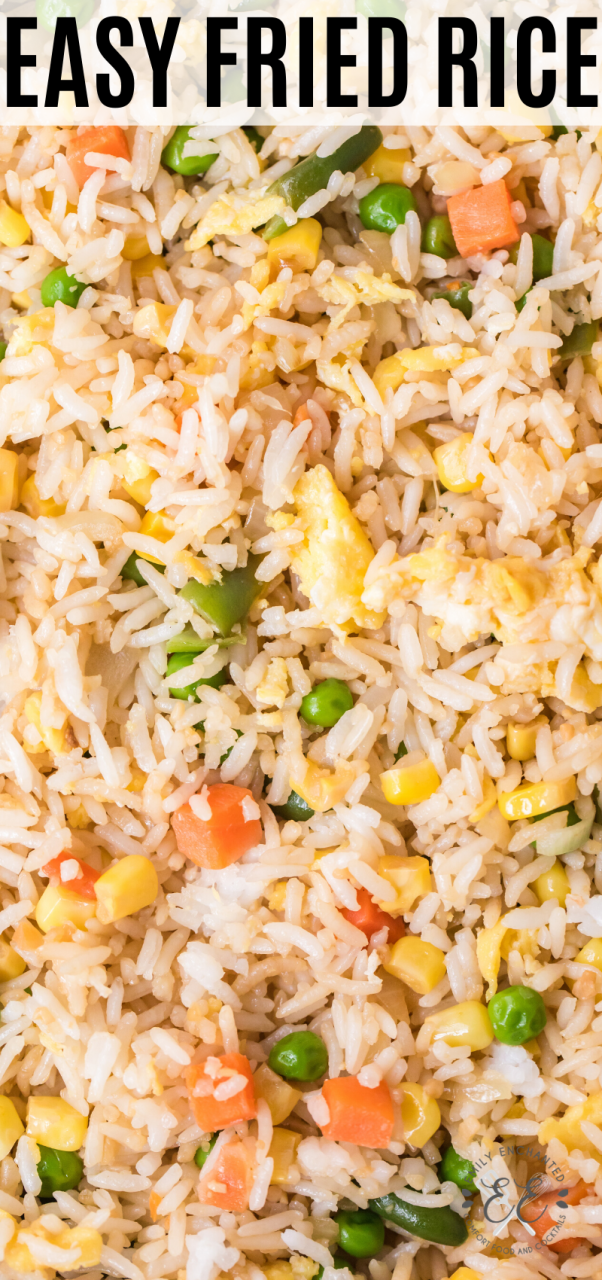 Simple Fried Rice Recipe With Egg