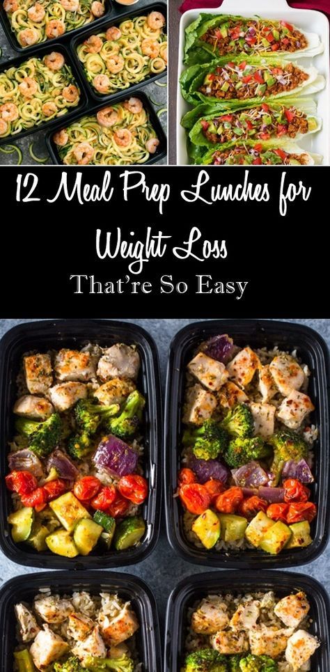 12 Meal Prep Lunch Ideas For Weight Loss