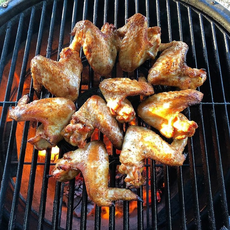 Cooking Chicken Wings On Grill Pan